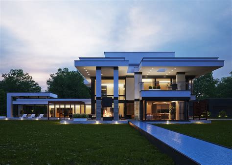 Modern Villa On Behance