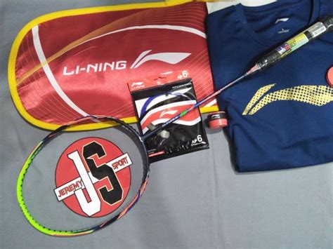 Jual Raket Badminton Lining G Force Original Bonus Tas Kaos Senar Dan Grip Lengkap Di Lapak
