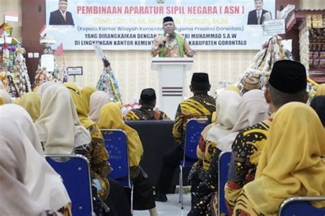 Kemenag Gorontalo Beri Penguatan Moderasi Beragama Untuk Cegah