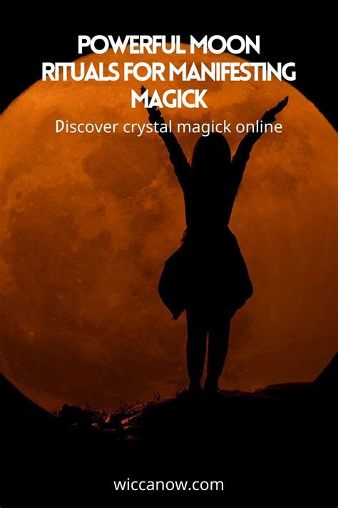Moon Magick And Rituals A Modern Witches Guide Magick Moon Magic