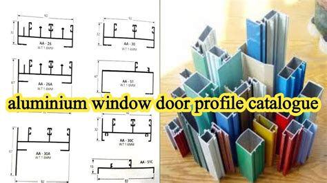Aluminum Profile Catalogue Aluminum Window Section Catalogue