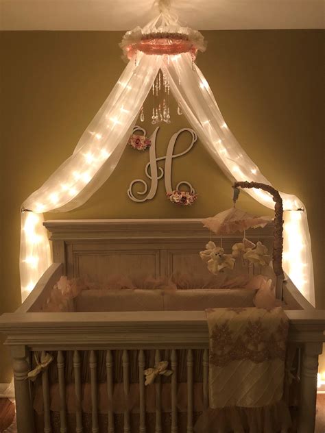 Nursery Canopy Crib Canopy Crown Baby Canopy Baby Crib Mobile Bed