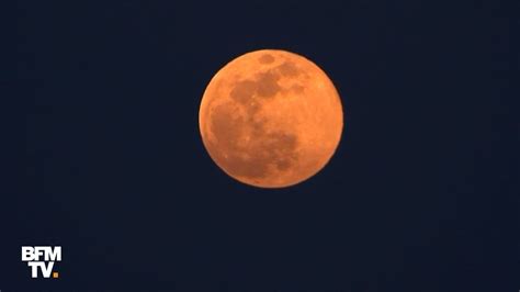 les très belles images de la super lune qui a illuminé le ciel cette nuit