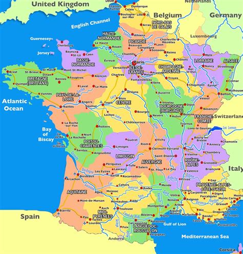 Map Of France Undated The Political Regions Of France Are Flickr