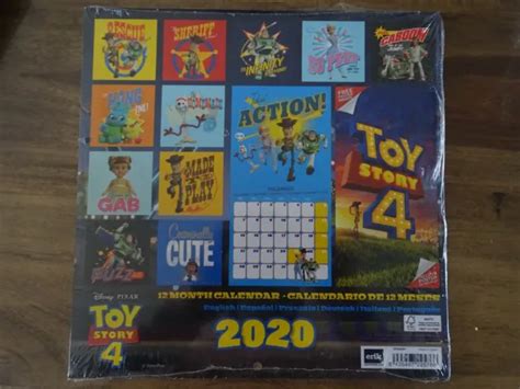 Disney Pixar Toy Story 4 Calendar 2020 New 570 Picclick