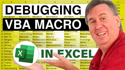 Excel Debugging Vba Macro Podcast Youtube