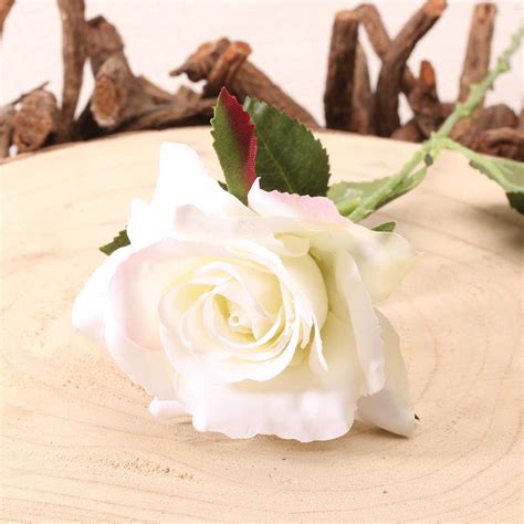 rose short stem cream artificial flowers collection i s sundries wholesale