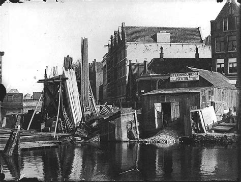 Amsterdam Prinseneiland Bij De Galgenstraat Foto Jacob Olie 1893