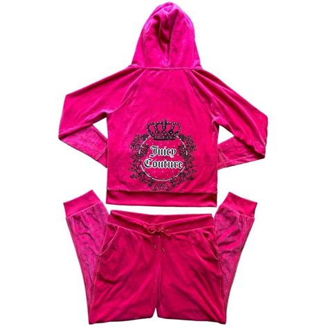Juicy Couture Juicy Couture Y2k Royal Crown Sequin Pink Velour