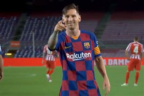 Watch Lionel Messi Scores 700th Career Goal In Draw With Atletico Madrid