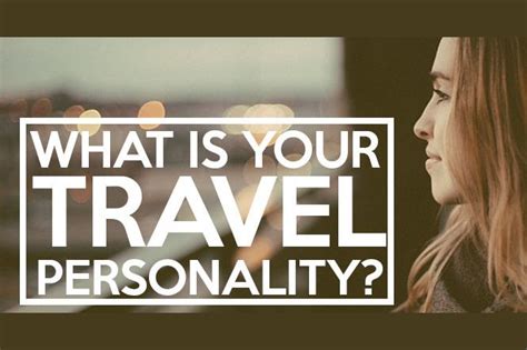 What Is Your Travel Personality