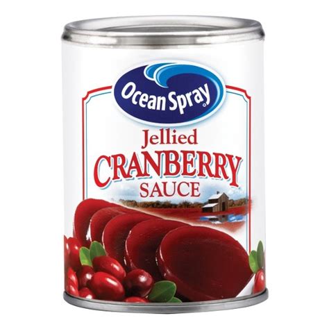 It makes my teeth feel like they are going to rot just thinking about it. Ocean Spray Jellied Cranberry Sauce 14oz : Target