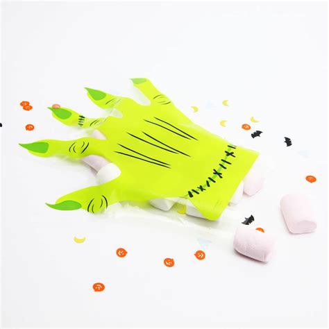 Halloween Frankenstein Hand Treat Bags By Postbox Party
