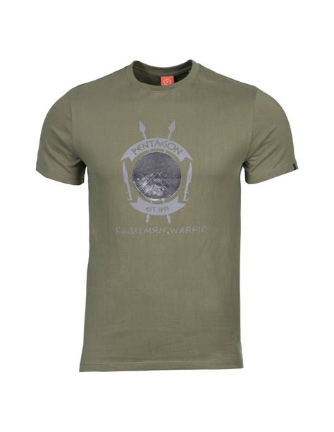 Pentagon Ageron T Shirts Lakedaimon Warrior Olive