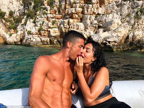 Christiano Ronaldo And Girlfriend Georgina Rodriguez Hit The Beach Al Bawaba