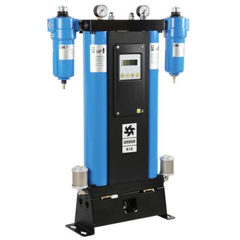 Heatless Desiccant Compressed Air Dryer A DRY Series OMEGA AIR D O