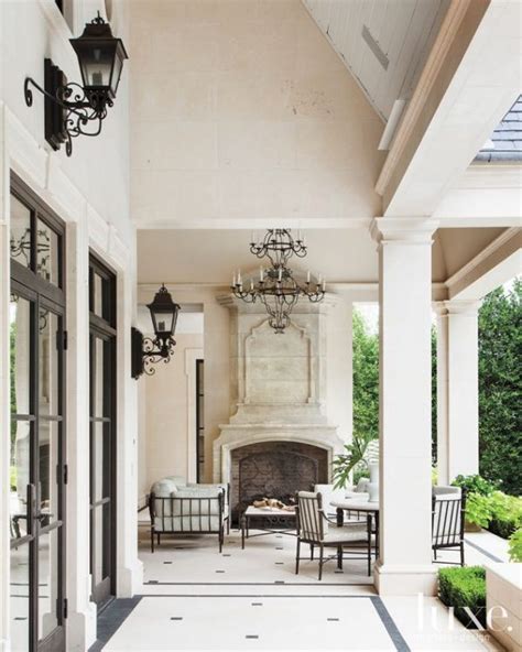 Tips A French Neoclassicalstyle Residence In Dallasporch Medium Outdoor