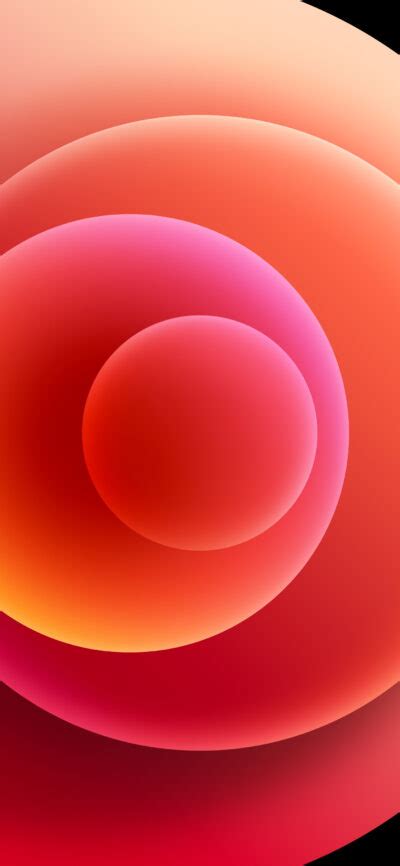 Iphone 12 Orbs Productred Light Stock Wallpaper Wallpapers
