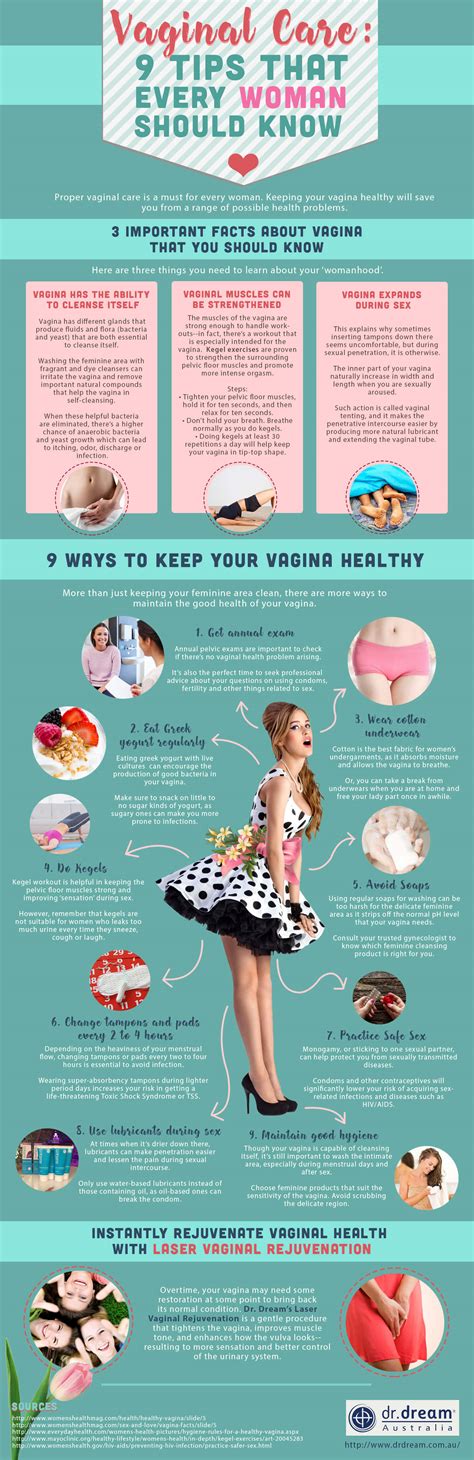 vaginal care 9 tips that every woman should know [infographic]