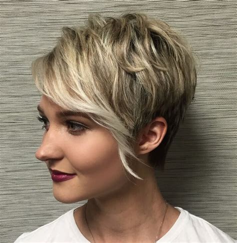 As a matter of fact, you can opt for anything from a layered short pixie to a chic choppy bob with bangs. Low Maintenance Short Pixie cuts for Thick Hair - 15+