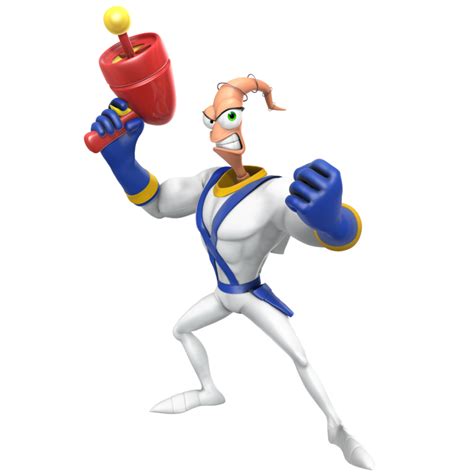 Earthworm Jim Render By Nibroc Rock Earthworm Jim Earthworms The