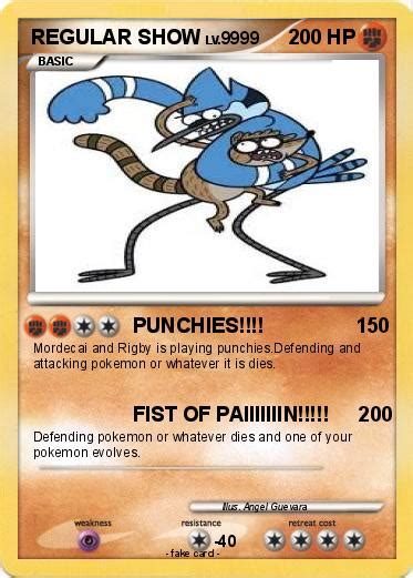 Pokémon Regular Show 7 7 Punchies 150 My Pokemon Card