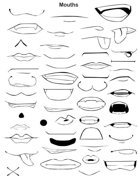How To Draw Easy Anime Mouths Step By Step Draw Easy