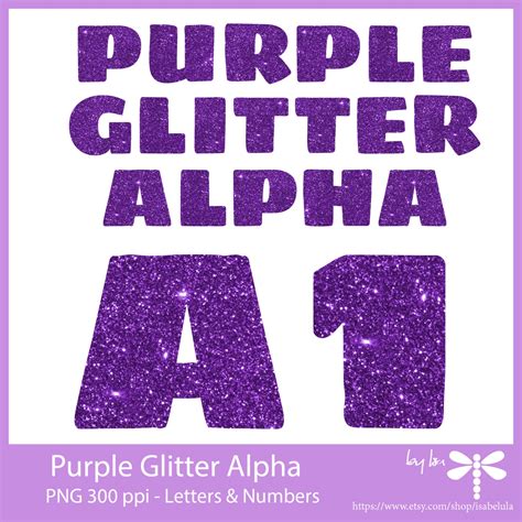Free Printable Purple Glitter Letters To Download Make Breaks Glitter