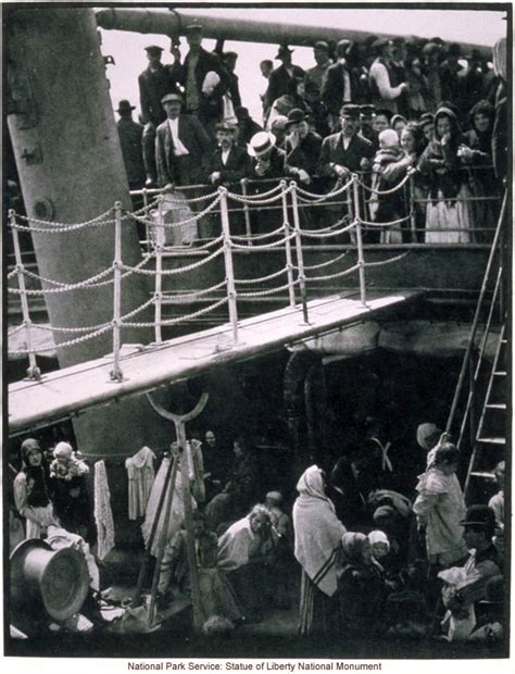 Immigrants In Steerage Lower On Board Steamship Arriving At Ellis