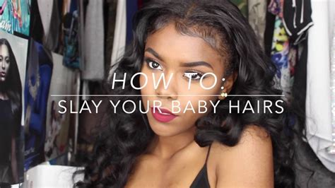 Like comment & subscribe ♡ social media instagram, twitter, snapchat: How To Slay Your Edges | Baby Hair Tutorial - YouTube