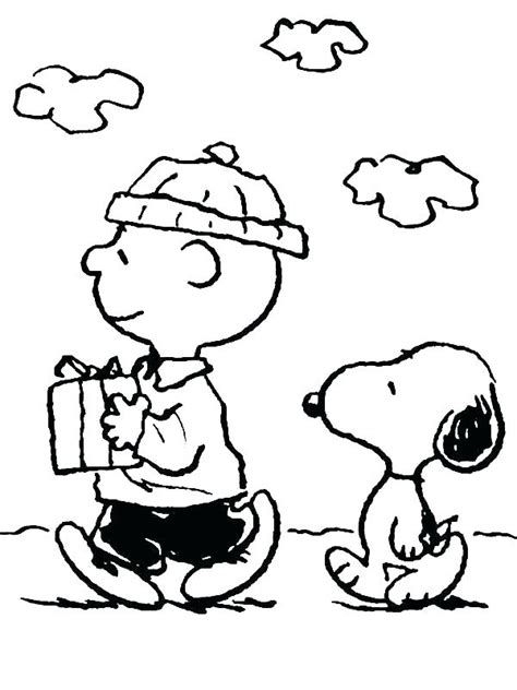 Charlie Brown And Snoopy Coloring Pages At Free