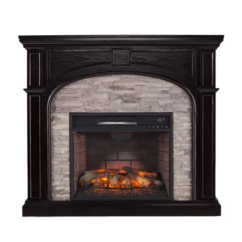 Wildon Home Nash Stacked Infrared Electric Fireplace Wayfair