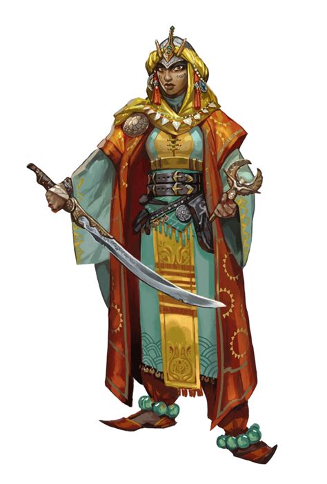 As varied as the gods they serve, clerics strive to embody the. Female Human Cleric of Sarenrae - Pathfinder PFRPG DND D&D 3.5 5E 5th ed d20 fantasy | Concept ...