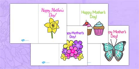 Does she like elegant flowers? Mother's Day Card Template - Design, Mother's day card ...