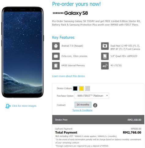 Dapatkan informasi terbaru dan temukan konten olahraga terbaik yang kamu sukai. Samsung Galaxy S8/S8+ available on Celcom FIRST Postpaid ...