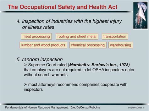 Occupational Safety And Health Act Safety And Health Act Which
