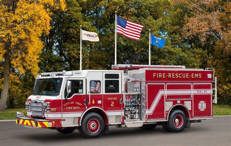 Pierce Velocity Slt Pumper To Troy Fire Department Emergency