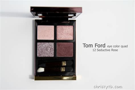 Christytb Палетка теней Tom Ford Eye Color Quad 12 Seductive Rose макияж
