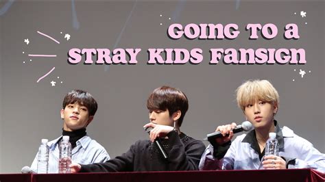 My First Ever Stray Kids Fansign Experience Youtube