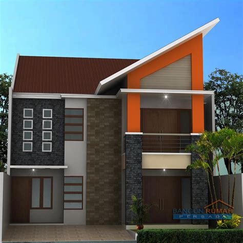 Model rumah seperti ini tidak. Desain Rumah 9 x 15 M2 Dua Lantai Ada Mushola ~ Desain ...