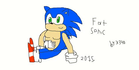 Sonic The Fat By Superx340 On Deviantart