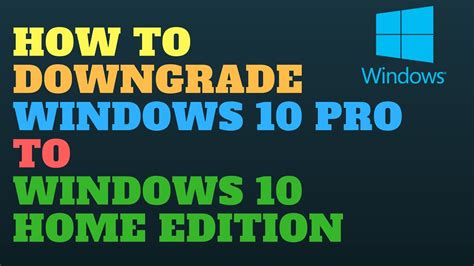 How do i revert to an older version of ios? How to Downgrade Windows 10 Pro to Windows 10 Home Edition ...