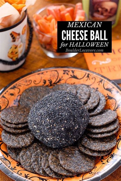 Mexican Cheese Ball Recipe A Halloween Appetizer Idea In 2023 Cheese