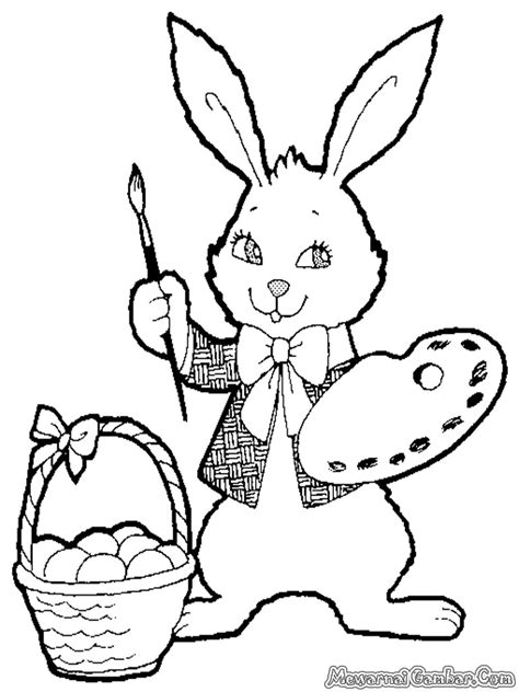 Mewarnai gambar kelinci anak tk paud dan sd marimewarnai com menggambar dan mewarnai kelinci. Mewarnai 20 Gambar Kelinci | Mewarnai Gambar