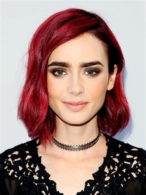 There are 6509 dark pink hair for sale on etsy, and they cost £4.43 on average. 15 Celebs Who Made Dark Red Hair Colors Look So Badass