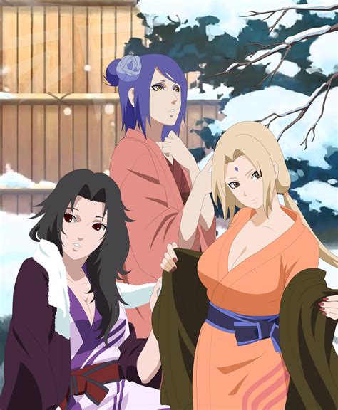 Naruto Female Characters Naruto Shippuuden Anime Girls Tsunade Yuhi
