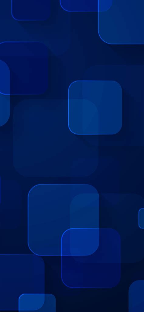 1242x2688 Blue Digital Art Squares Iphone Xs Max Wallpaper Hd Abstract