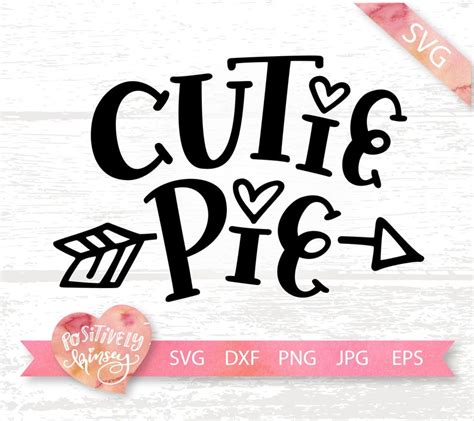 Cutie Pie Svg File Kids Svg Cut File Kids Shirts Svg Etsy