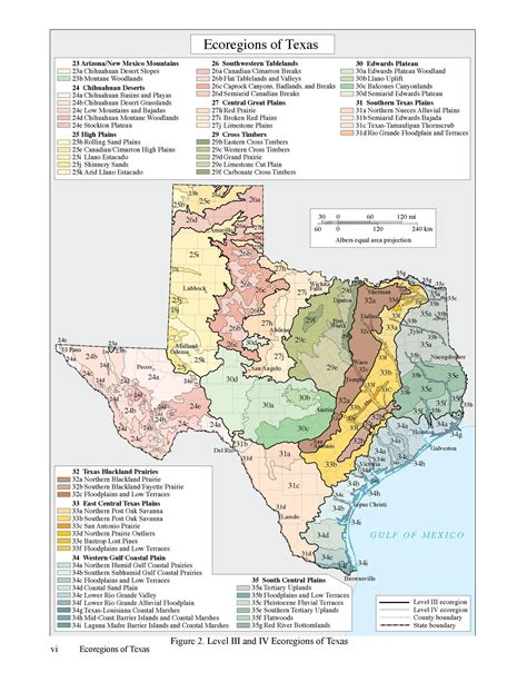 Ecoregions Of Texas Page Vi The Portal To Texas History