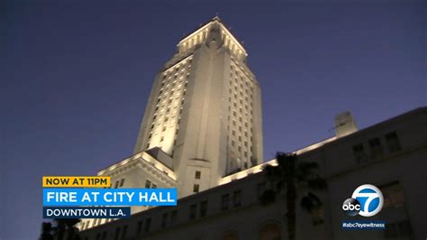 Los Angeles City Hall Has Object Thrown Inside Causing Small Fire